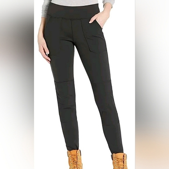 Carhartt Women's Force Stretch Utility Leggings Size S Stretch Pull-on Pants - Picture 1 of 16
